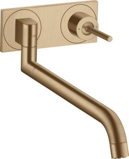 hansgrohe SPT-Wand-EHM Axor Uno UP, brushed bronze