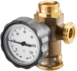 Oventrop Pumpenkugelhahn DN 25, m Sperrvtl. 20 mbar, ab Bj. 2015