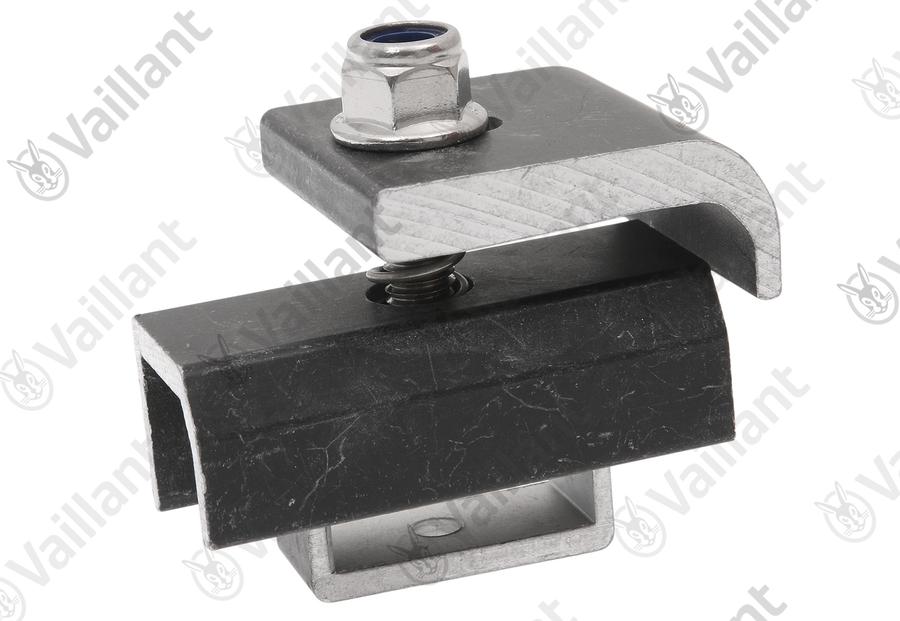 Artikelbild 1 des Artikels „VA Klammer, Kollektorbefestigung Schwarz Vaillant-Nr. 0020068019 “