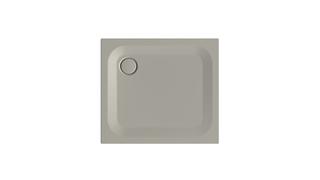 Duschwanne BetteUltra 8750 90x80x2,5cm, Mini-Wannenträger, stone
