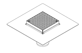 ACO Parkdeckablauf für Gussasphalt mit Höhe 35mm