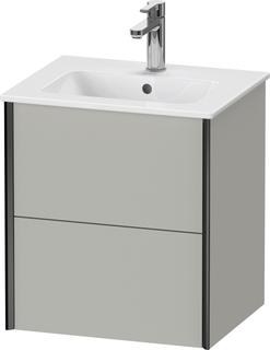 Duravit WT-Unterschrank XViu Compact 51x42x56cm, 2 La, wandh, sw m, betongr m
