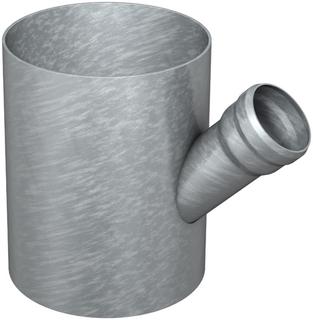 ACO Reduzier-Einfachabzweig GM-X DN 250, DN 200, muffenlos, verzinkt