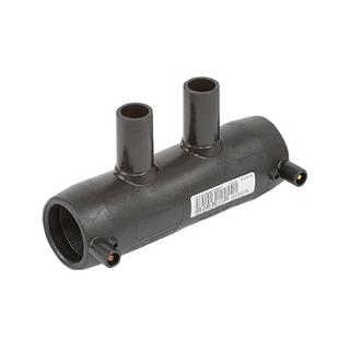 Plasson Doppel-T-Stück SmartFuse 50x25x25x50mm, 90Grad, reduziert, PE 100