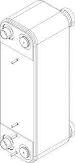 BOSCH Ersatzteil TTNR: 8738206730 Verflüssiger BH112AH- 90 Alfa Laval