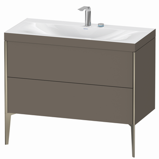 DU WTU XViu/Viu,2 AZ,610x1000x480mm,2 HL champ.m/flan. grey sdm, Ra.90 ES Ah