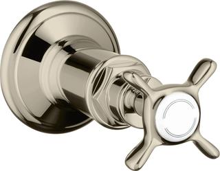 hansgrohe Fertigmontageset Axor Montreux UP-Absperrvtl., m Kreuz, polished nickel