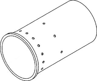 BOSCH Ersatzteil TTNR: 63030731 Brennerrohr D83/L224/5,9/5,3 SiC everp