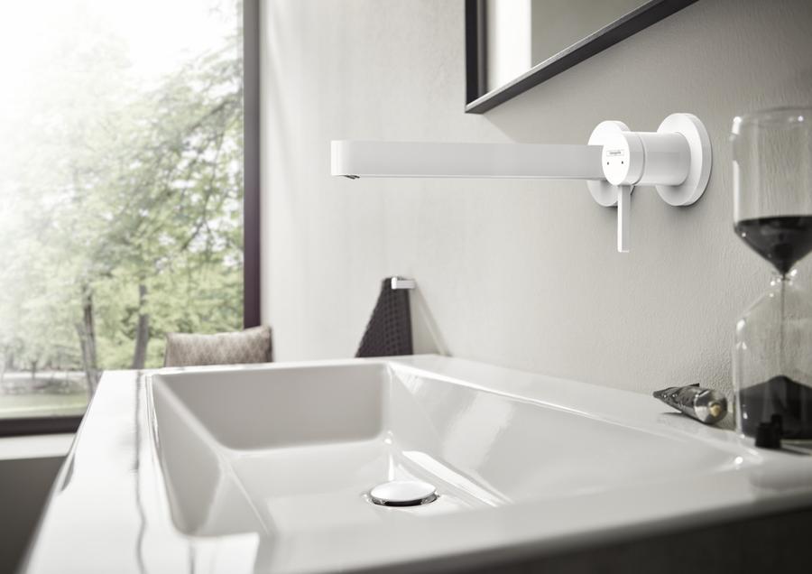 Artikelbild 2 des Artikels „hansgrohe Fertigmontageset Finoris UP-WT-EHM, f W, Ausl. 228mm, m.-we Ausladung 228 mm | mattweiß“