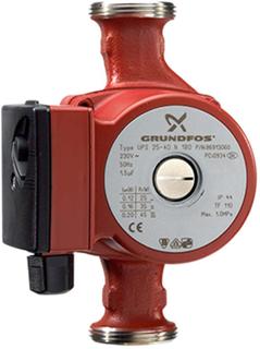 Grundfos Zirkulationspumpe UP 20-15 N, 3x400 V, G 1 1/4, 150mm