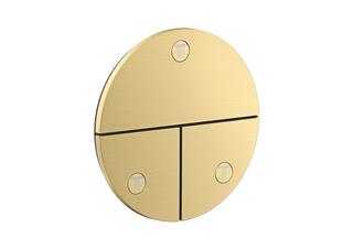 hansgrohe Ventil Axor ShowerSelect ID UP, 3 Verbaucher, rd, brushed gold optic