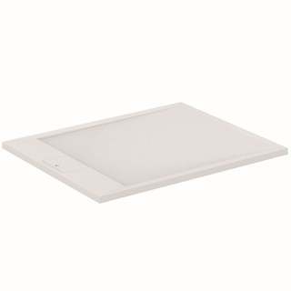 IS Brausewanne Ultra Flat S i. life 100x80x3cm, carraraweiß, Aufbauhöhe 30mm