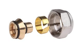 Danfoss Klemmverbinder G 3/4 IGx16x2,5mm, f Alu-Verbundrohre