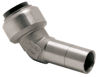 AIPS Bogen VSH Tectite TS040 15mm, ES, 45Grad, Innen/Außen, lösbar