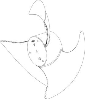 BOSCH Ersatzteil TTNR: 8738206816 Propeller 2kW
