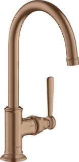 hansgrohe WT-EHM 210 Axor Montreux A 175mm, unver Abl.garn, brush. r gol