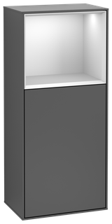 V&B Seitenschrank Finion 41,8x93,6cm, l, Rg ob gol m, si Gr m Lac
