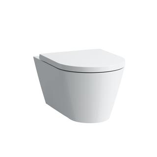 Laufen Wand-Tiefspül-WC KARTELL spülrandlos, Form innen rund, weiß