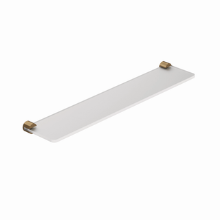 Kludi VELA R Glasablage Wandmontage, brushed bronze