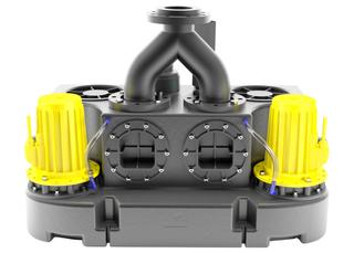 Zehnder-Pumpen Abwasser-Hebeanlage Kompaktboy Doppel 3,0 D 2P, 400 V