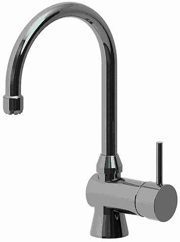 Artikelbild 1 des Artikels „KWC WT-Einhebelmischer Kuri Basic vc, Ausl. 140mm, Schwenkausl. 360 GrC verchromt“