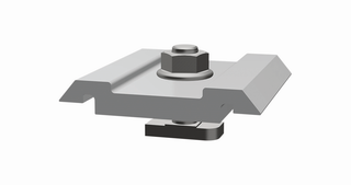 Vaillant Befestigungsklemme auroTHERM Mitte, 2 Stück, silber