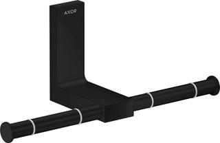 hansgrohe PRH Axor Uni. Rectangular doppelt, Wandmontage, mattschwarz