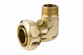 BEULCO PE-Winkelstück 66300 1 1/4 AG, 50x4,5/4,6, 90, r, MS, Stü f.