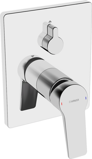 Hansa Fertigset HANSABLUEBOX TWIST UP-Wannen-EHM, Drehumsteller, chrom