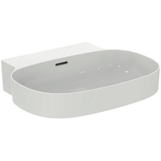 Ideal-Standard Waschtisch Linda-X 60 x 50 x 13,5 cm, ohne Hahnloch, mit Überlauf