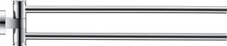 Duravit Handtuchhalter D-Code 5 x 9 x 44,7 cm, 2-armig, schwenkbar