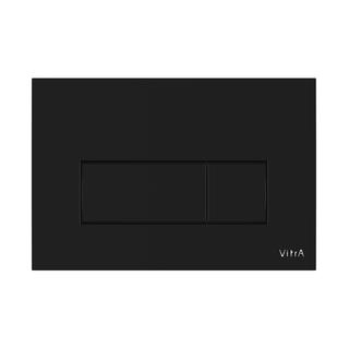 VitrA Betätigungsplatte Root Square 244x9x165mm, ABS, schwarz hochlanz
