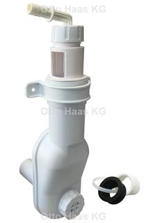 HAAS Abwasseranschlusssiphon mit Winkelschlauchtülle Durchm.: 10mm, nac
