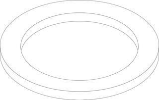 BOSCH Ersatzteil TTNR: 8716854791 Dichtung 1" AFM34/2 (10x)