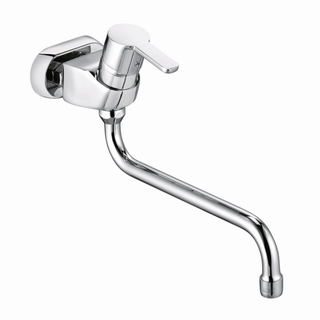 Kludi Logo Neo SPT-Wand-EHM ges He, swb Ausl., Stichm. 45mm, chr