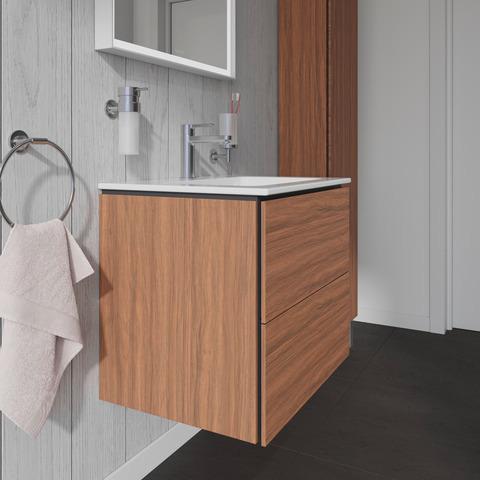 Artikelbild 12 des Artikels „Duravit Waschtisch-Unterschrank L-Cube 62x48,1cm, Nussb Nat, 2 Schub., wandh 62 x 48,1 cm | nussbaum natur“