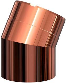 AT 30 Grad-Bogen DN110/160 Edelstahl verkupfert