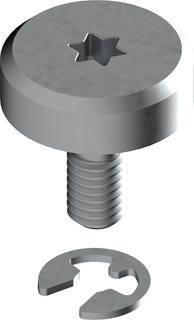 BOSCH Ersatzteil TTNR: 8738901744 Schraube + Sicherungsring (2x)