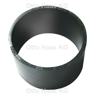 HAAS Schlauchspannmuffe DN 70, EPDM, schwarz, für HT-/PE-Rohr