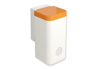 HEWI Hygieneabfallbehälter 477 310x198x161mm, m Deckel, Korp we, orange