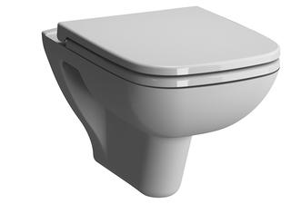 VitrA Wand-Tiefspül-WC S20 Flush 2.0 36x52cm, eck., 3/6 1, o. Spülr., we hgl