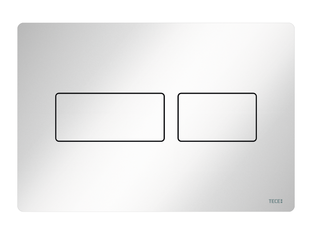 TECE WC-Betätigungsplatte TECEsolid we gl, 220x150x6mm, f Zweimengentechnik
