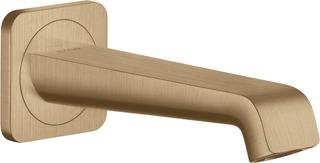 hansgrohe Wanneneinlauf Axor Citterio E Ausladung 181mm, brushed bronze
