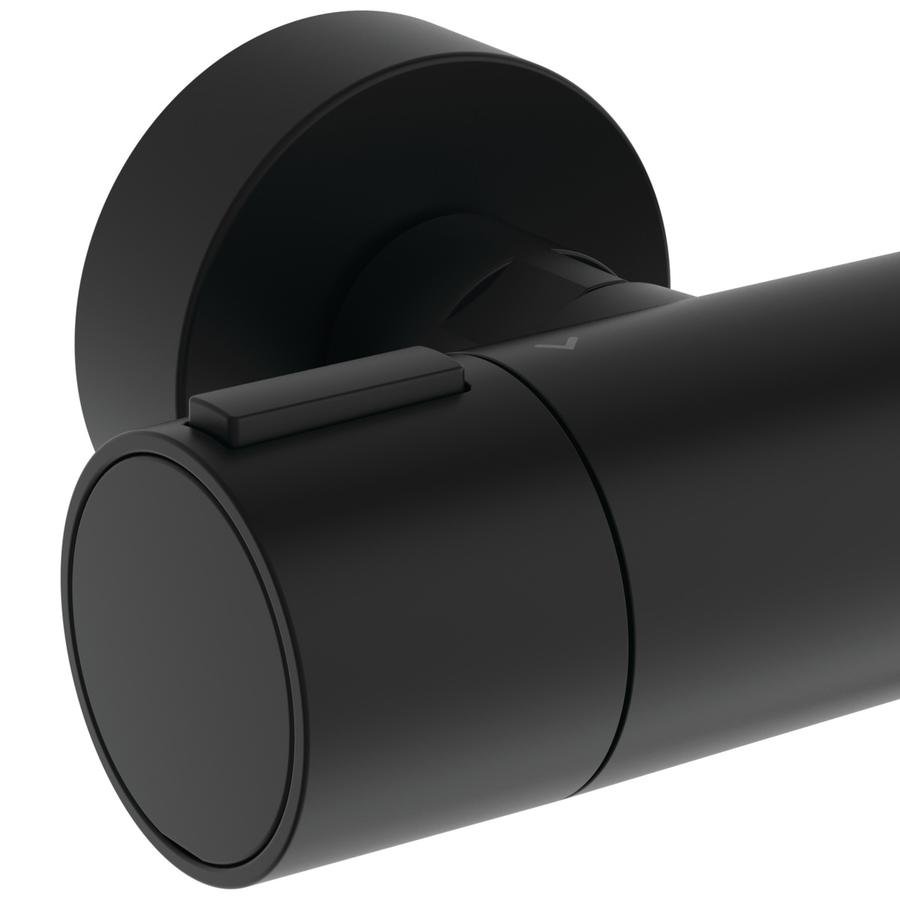 Artikelbild 5 des Artikels „IS Brausekombination Ceratherm Alu+ m THM, BrSt 60cm, 2F-HBR, 8 l/min, si bl silk black“