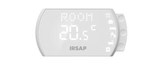Bemm Raumthermostat IRSAP NOW Smart in Kombi mit Verbindungseinheit, weiß