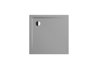 Kaldewei Duschwanne SUPERPLAN 1858-5 100x100x2,5cm, Träg. fl., P-E, C grey30