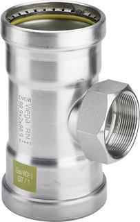 Viega XL-T-Stück Sanpress InoxG 0217.2XL 108xRp 3/4x108mm, St nichtrost., SC-Con.