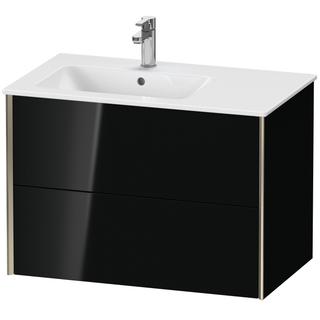 Duravit Waschtisch-Unterschrank XViu 81x48x56cm, 2 La, B li, Champ. m, sw hgl