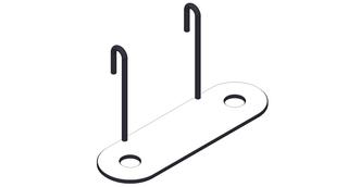 Giese Highbord Bodyguard 290x156x111mm, f Wand 6/8mm, sw matt