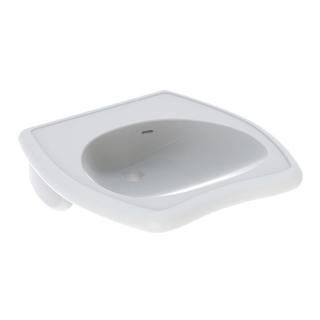 Geberit Waschtisch Vitalis 55x55cm, w K-T., o HL, m ÜL, barrieref.